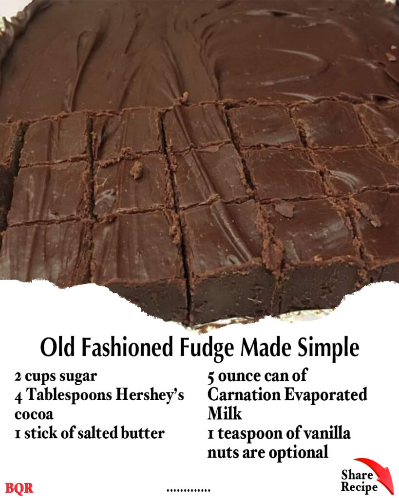 Old Fashioned Chocolate Fudge Recipe Arch Recipes