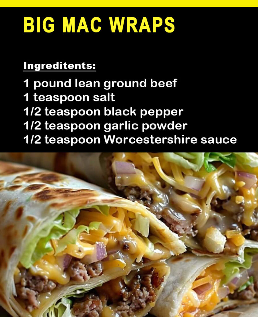 Big Mac Wraps – Arch Recipes