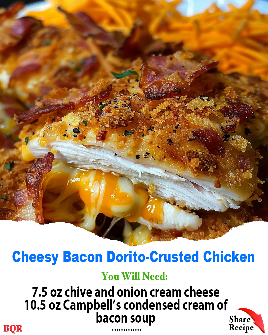 Ultimate Cheesy Bacon Dorito-Crusted Chicken – Arch Recipes