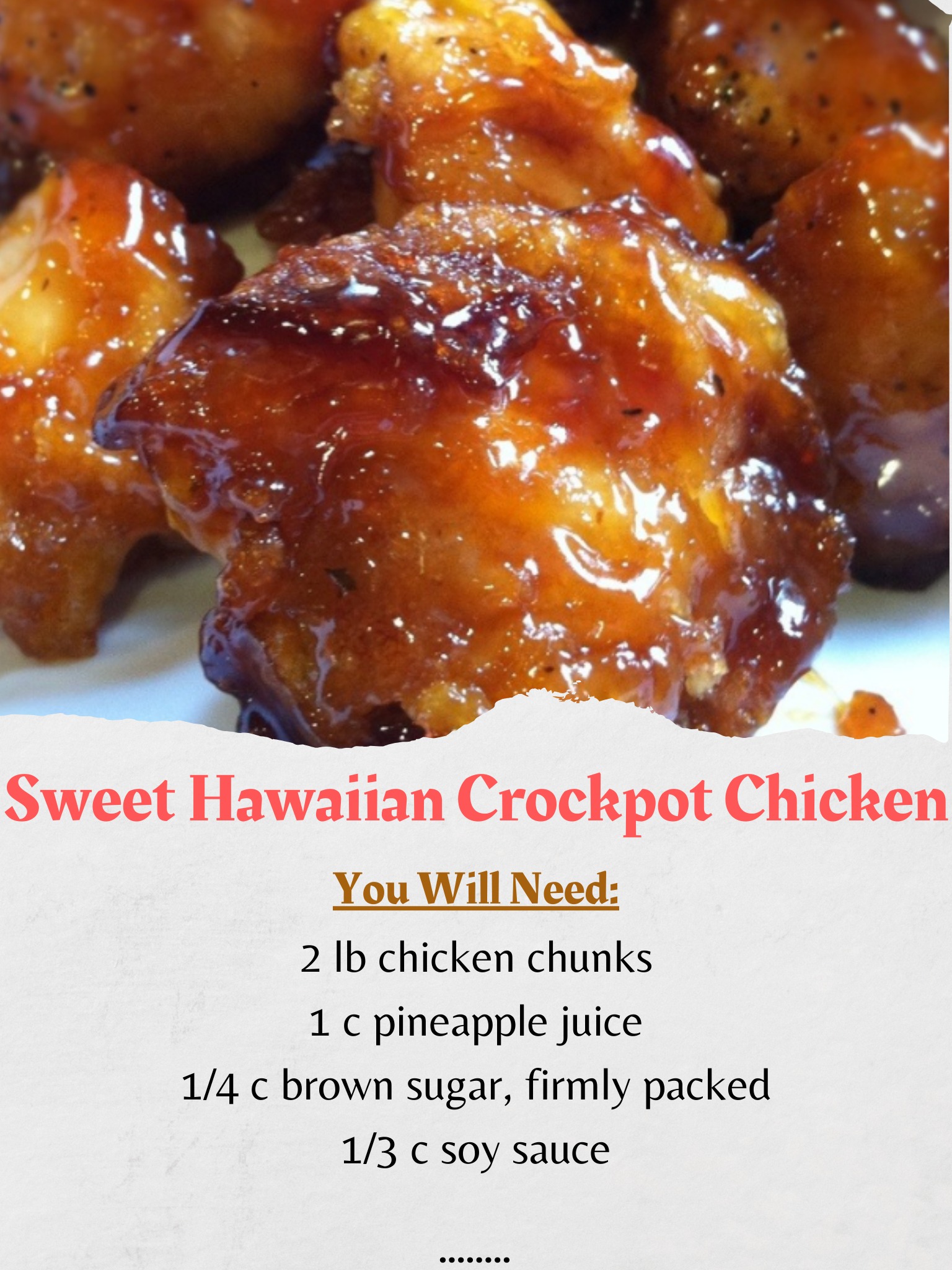 Sweet Hawaiian Crockpot Chicken – Arch Recipes