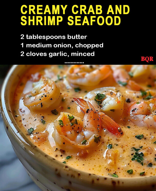 Creamy Crab and Shrimp Seafood Bisque