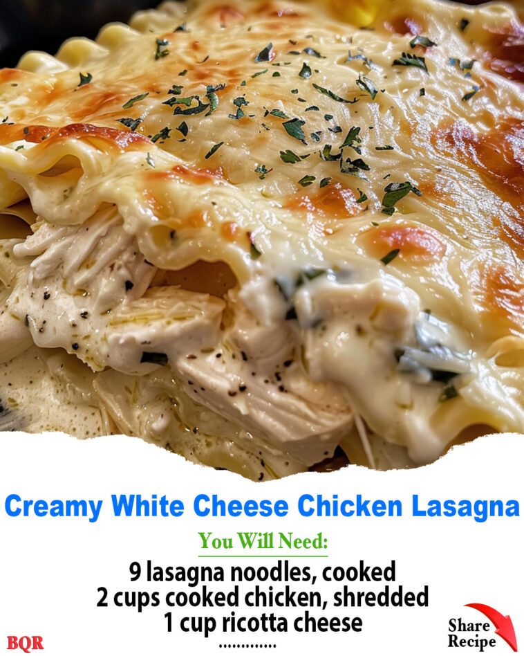 Creamy White Cheese Chicken Lasagna – Arch Recipes