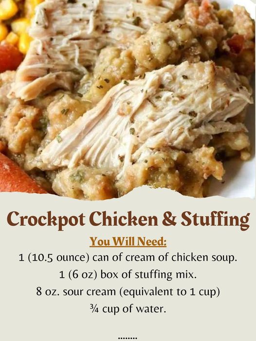 Crockpot Chicken & Stuffing – Arch Recipes