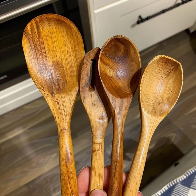 Viral Hack Shares How To Clean Wooden Kitchen Spoons Chris Winters by1