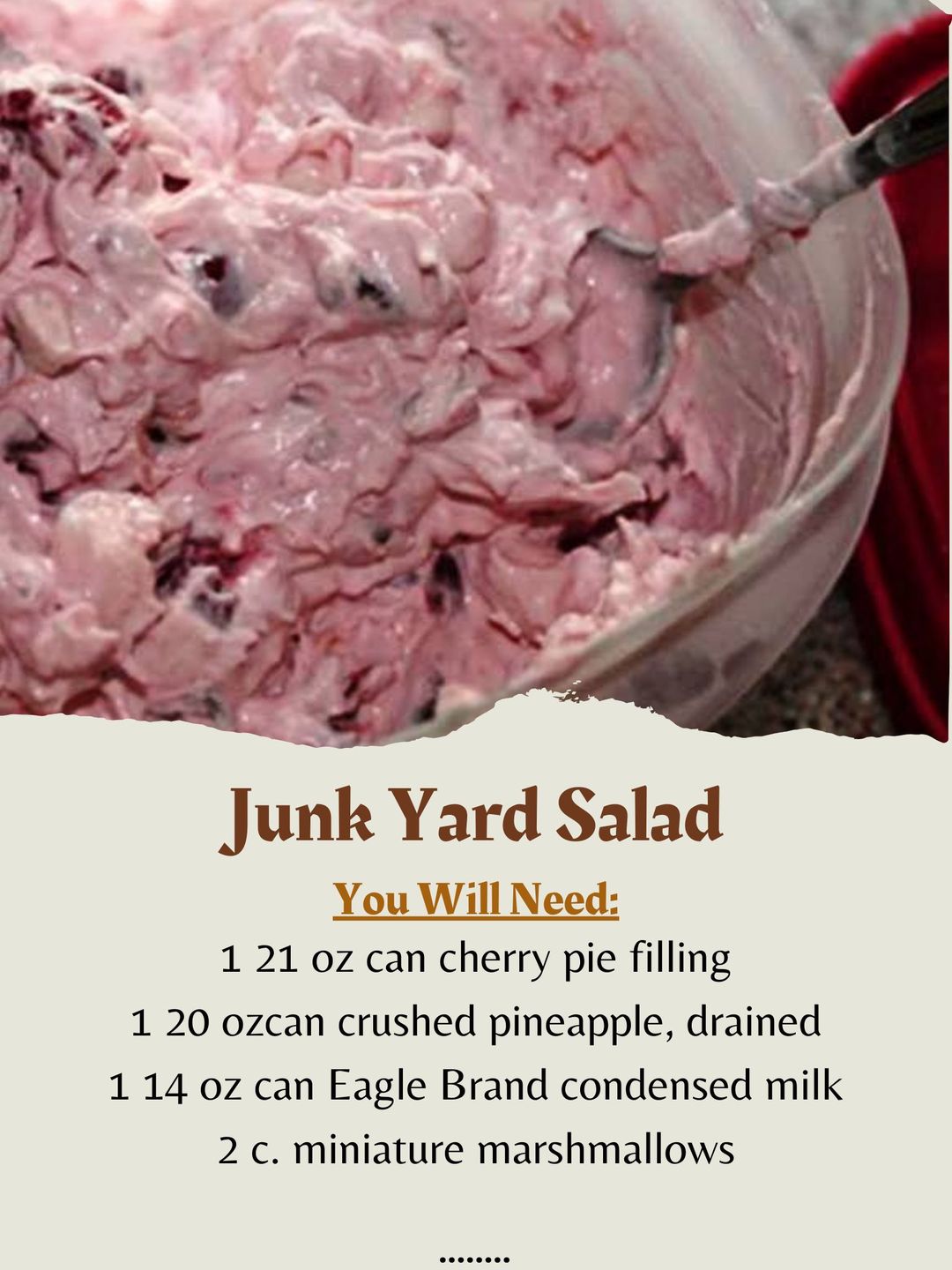 JUNK YARD SALAD Arch Recipes
