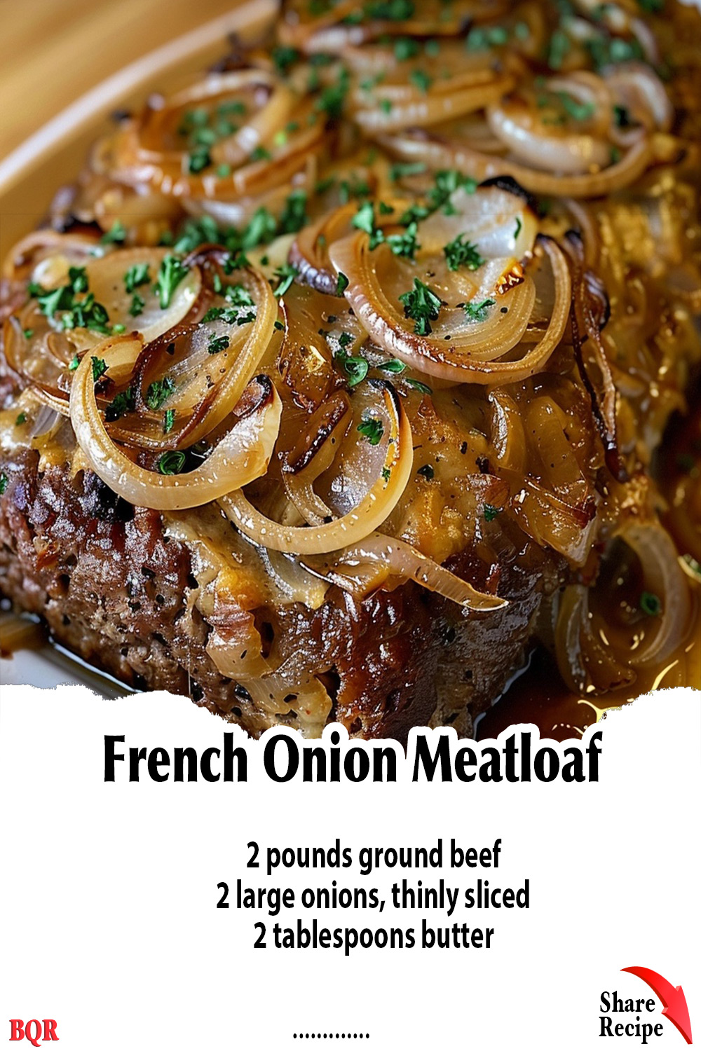 French Onion Meatloaf