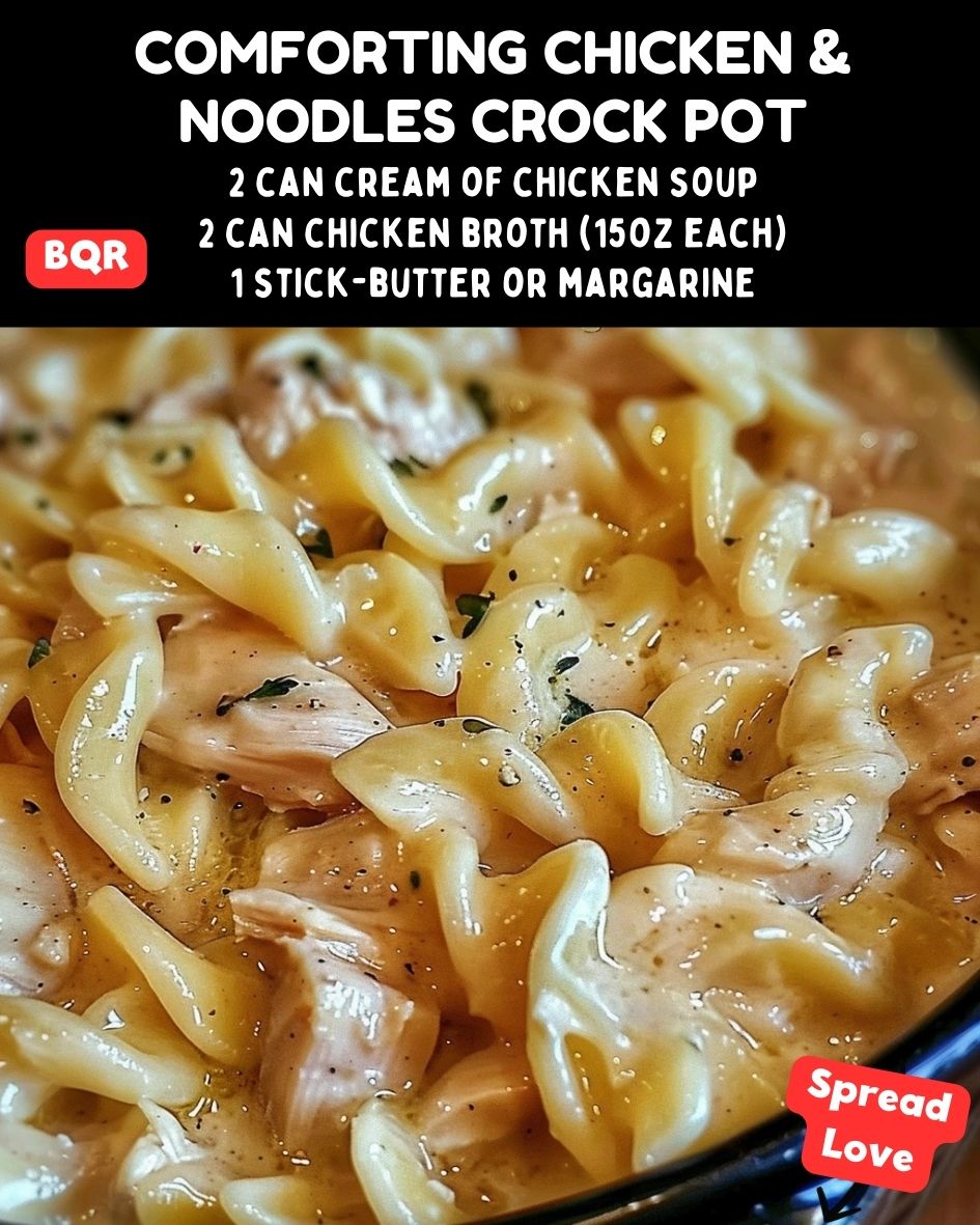 Comforting Chicken & Noodles Crock Pot Arch Recipes