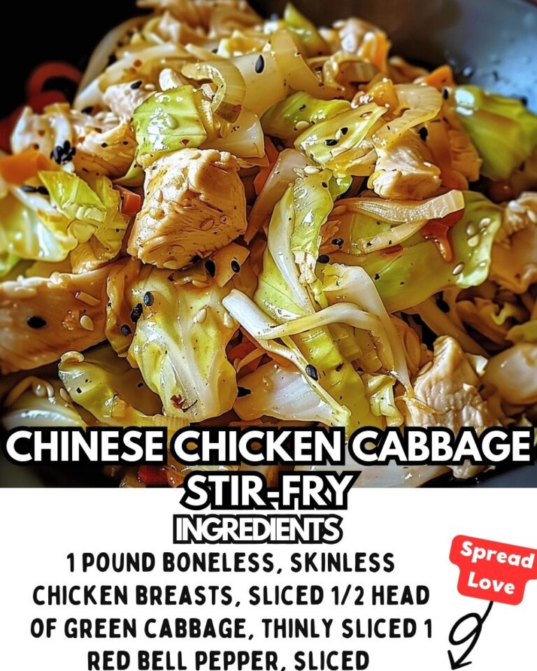 Chinese Chicken Cabbage Stir-Fry