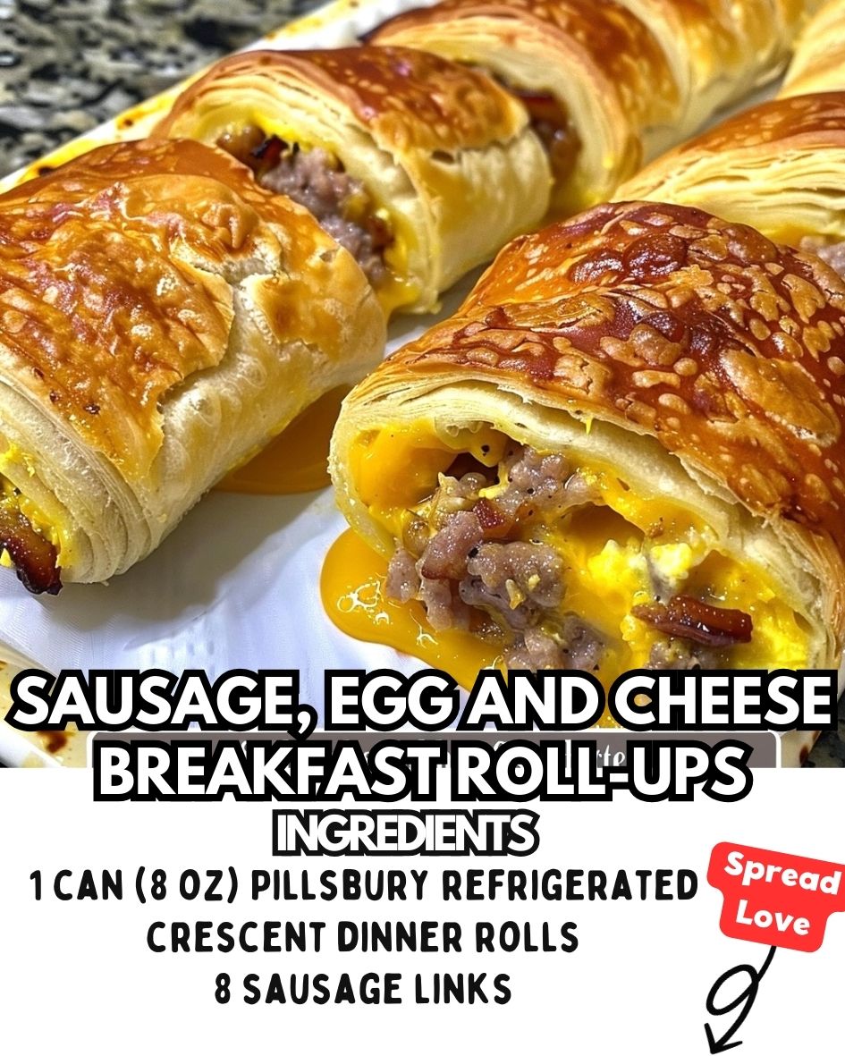 Sausage, Egg and Cheese Breakfast RollUps Arch Recipes